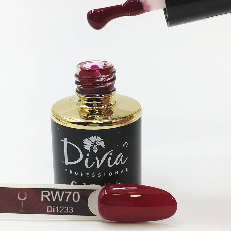 

Divia Гель-лак для ногтей Red Wine №RW70