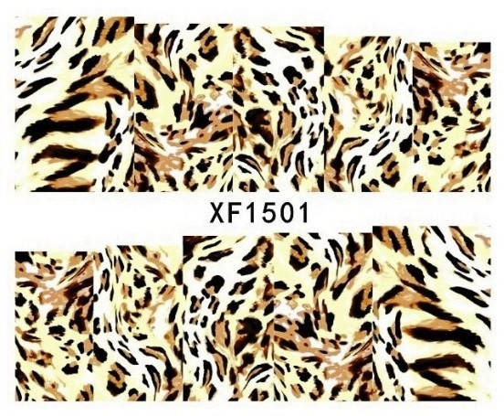 

Слайдер дизайн, водные наклейки на ногти для маникюра XF (YZW) 1501, Разные цвета