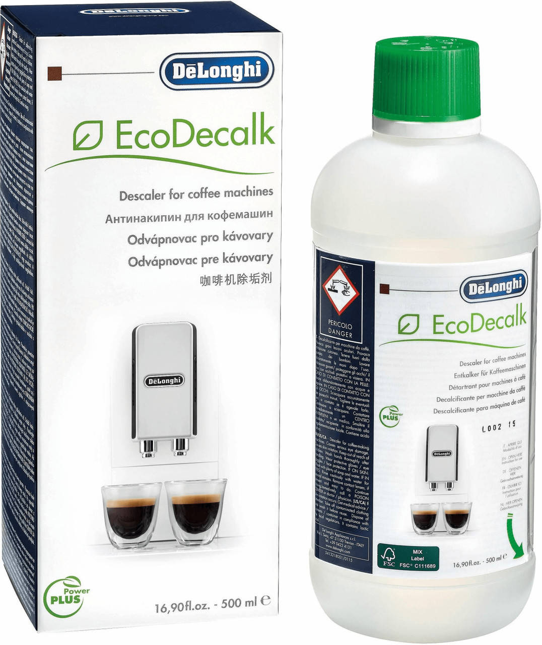 

Засіб для видалення накипу DeLonghi EcoDecalk 500 мл