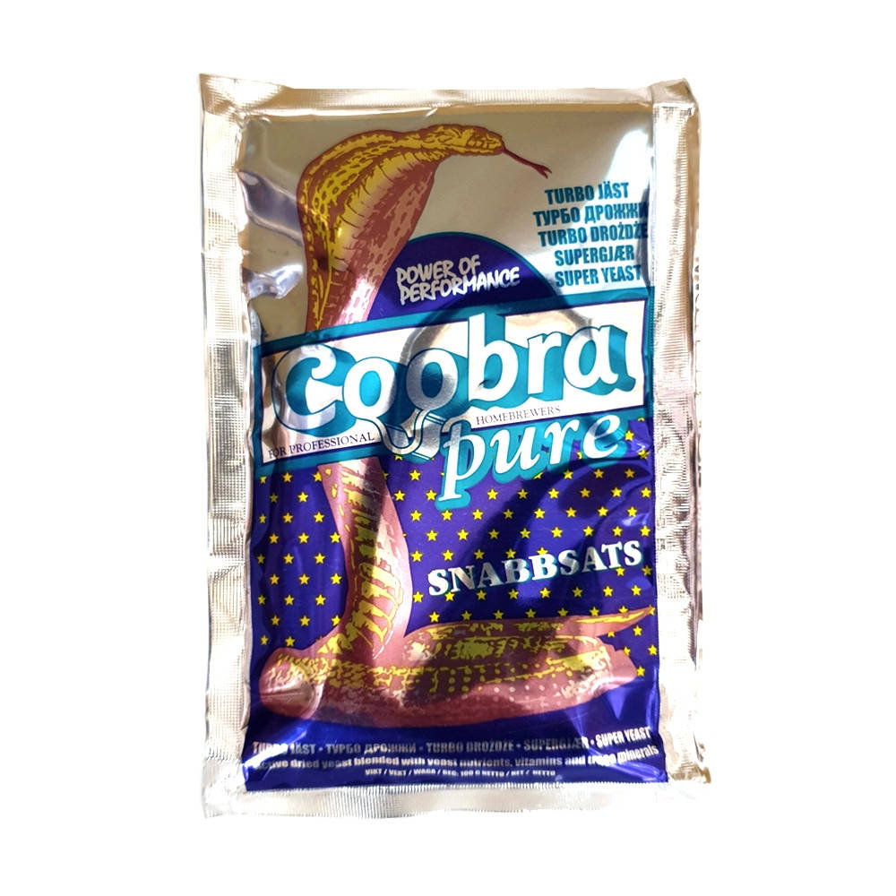 

Сухие турбо дрожжи Coobra Pure