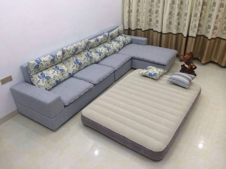 

Надувной двуспальный велюр матрас 203*152*25 см, Intex 64103, Бежевый