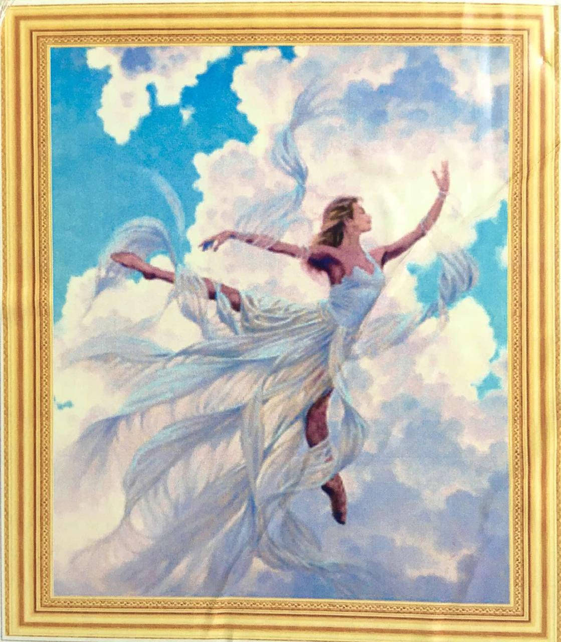 

50*40см Парящая балерина, алмазная живопись, полная выкладка