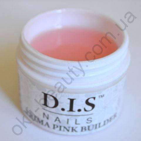 

3-х фазный моделирующий гель DIS Prima Pink Builder 30 грамм (прозрачно-розовый, высокая степень вязкости)