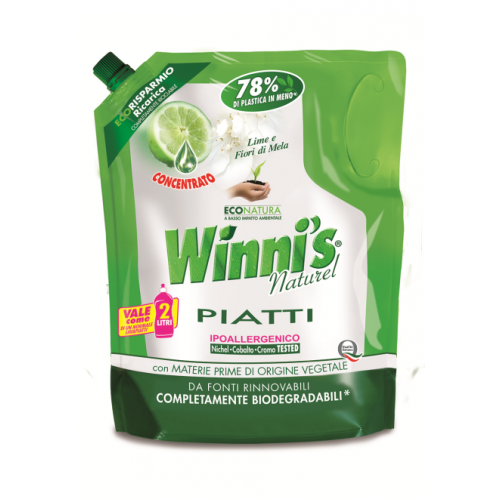 

WINNI'S Эко концентрированное средвство для мытья посуды Лимон 1л, арт.062550
