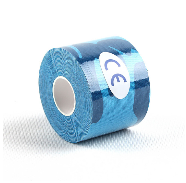 

Кинезио тейп Kinesiology Tape камуфляж 5см х 5м Акция голубой камуфляж