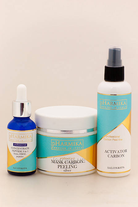 

PHarmika Carbon Peel Program Профессиональный карбоновый пилинг-комплекс, набор 3 фазы