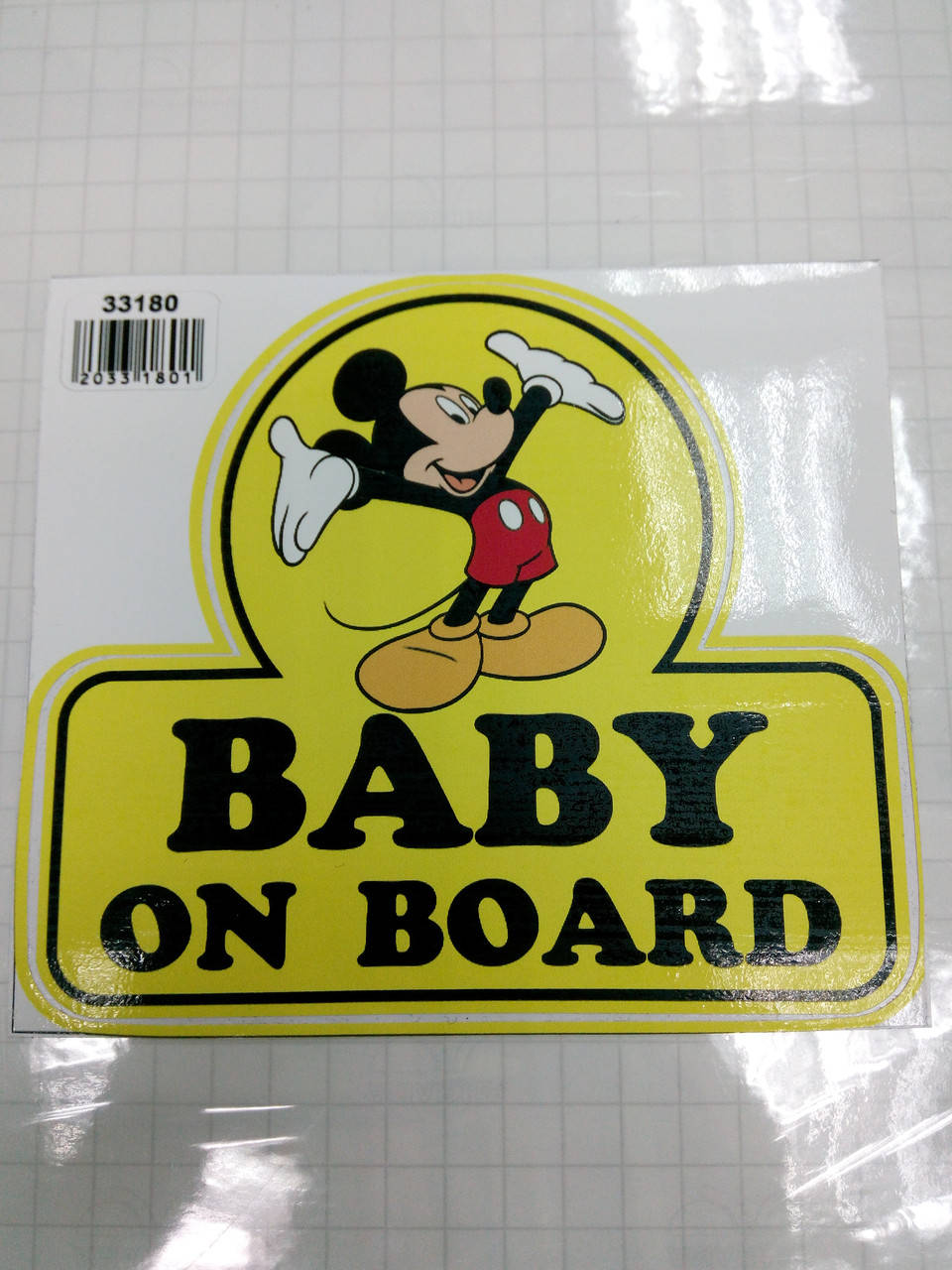 

Виниловая наклейка BABY ON BOARD 16х14 см