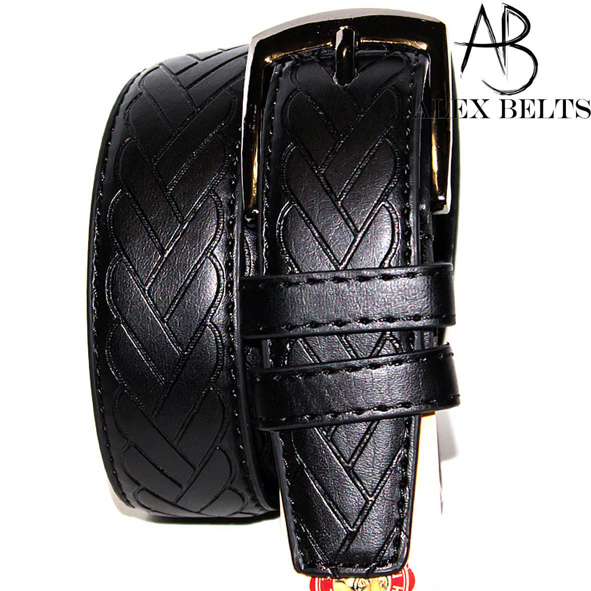 

Ремень мужской брючный заменитель. Арт.: RMZ0041-35, Черный