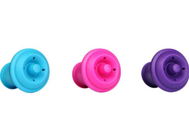 

Пробка вакуумна для зберігання пляшки вина VACUUM WINE STOPPER PINK / BLUE VacuVin (3 шт в наборі)