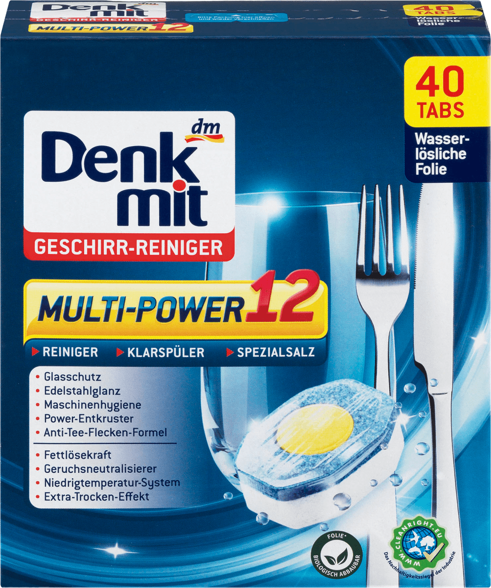 

Таблетки для посудомоечных машин Denkmit Multi-Power 12, 40st.