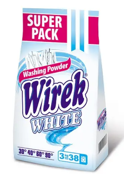 

Стиральный порошок Wirek 3 кг, Вирек для белых вещей