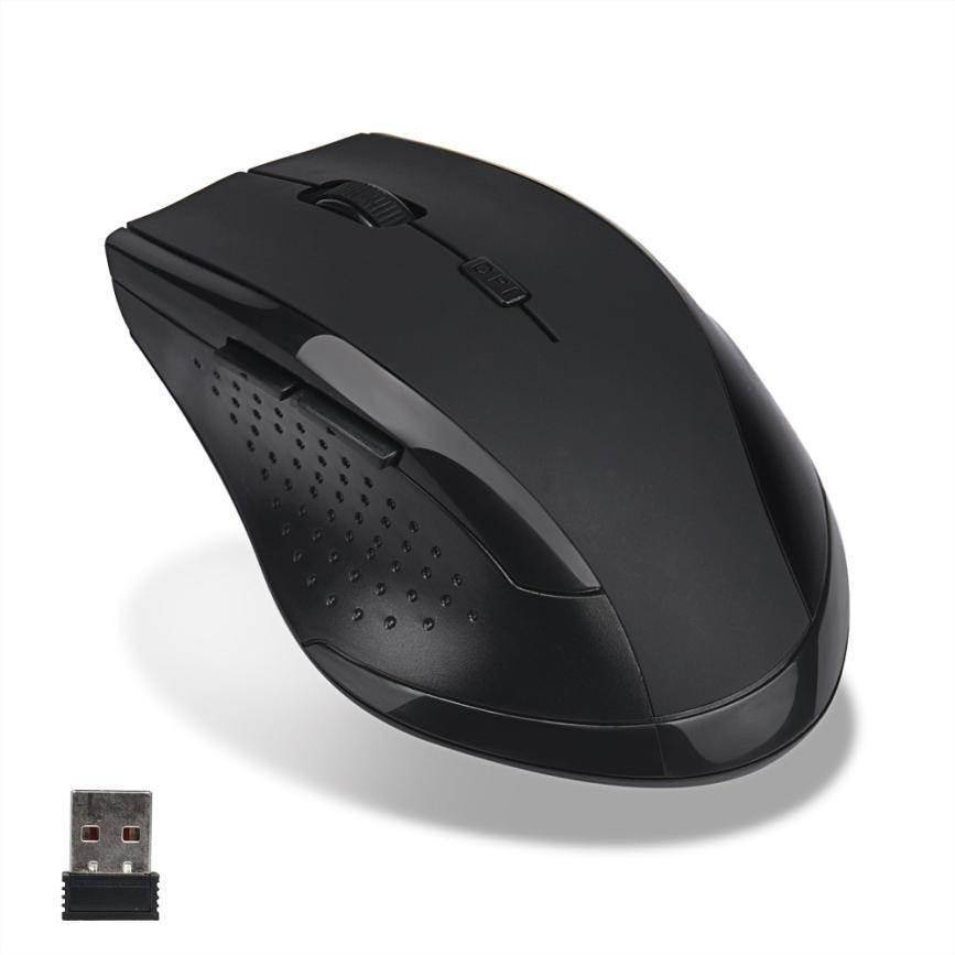 

Мышь беспроводная USB TRY Mouse W107 800-1600 dpi черная новая, Черный