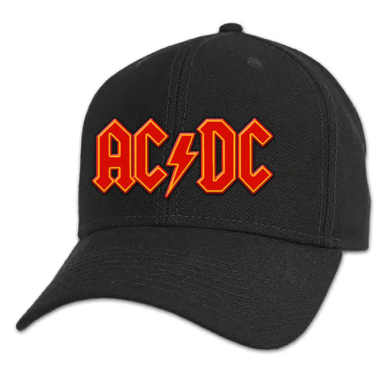 

Кепка Тракер AC/DC Красные буквы Черная, Черный