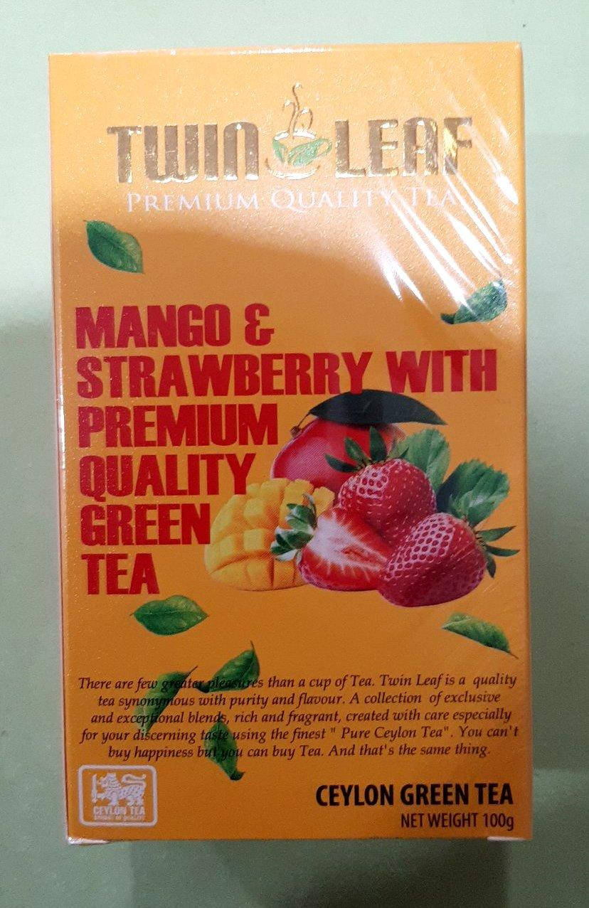 

Чай Twin Leaf PEKOE с клубникой и манго 100 г зеленый