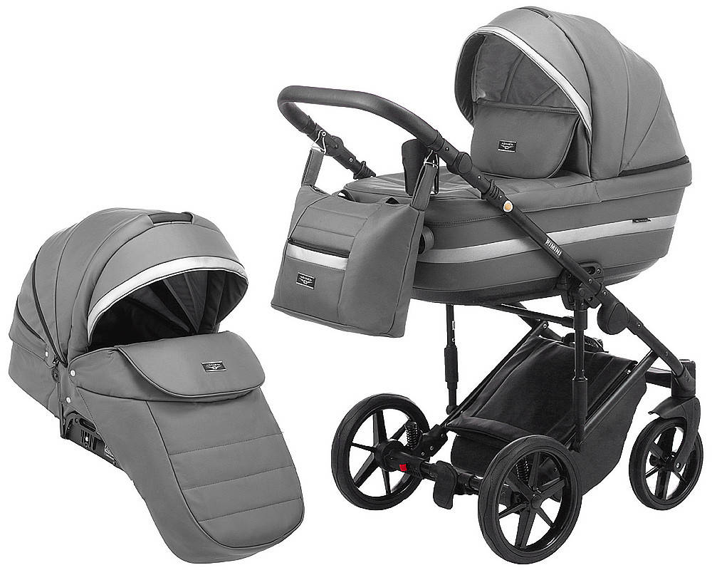 

Коляска 2 в 1 Adamex Rimini ECO кожа RI-209