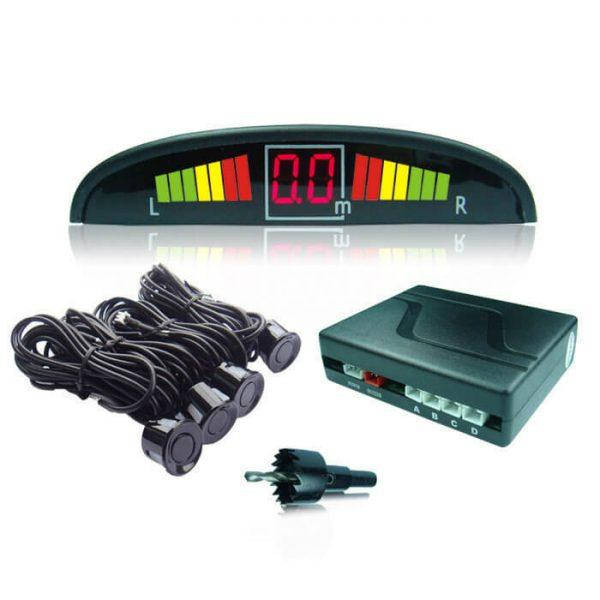 

Парковочный радар Car Parking Sensor System 8 датчиков, Черный