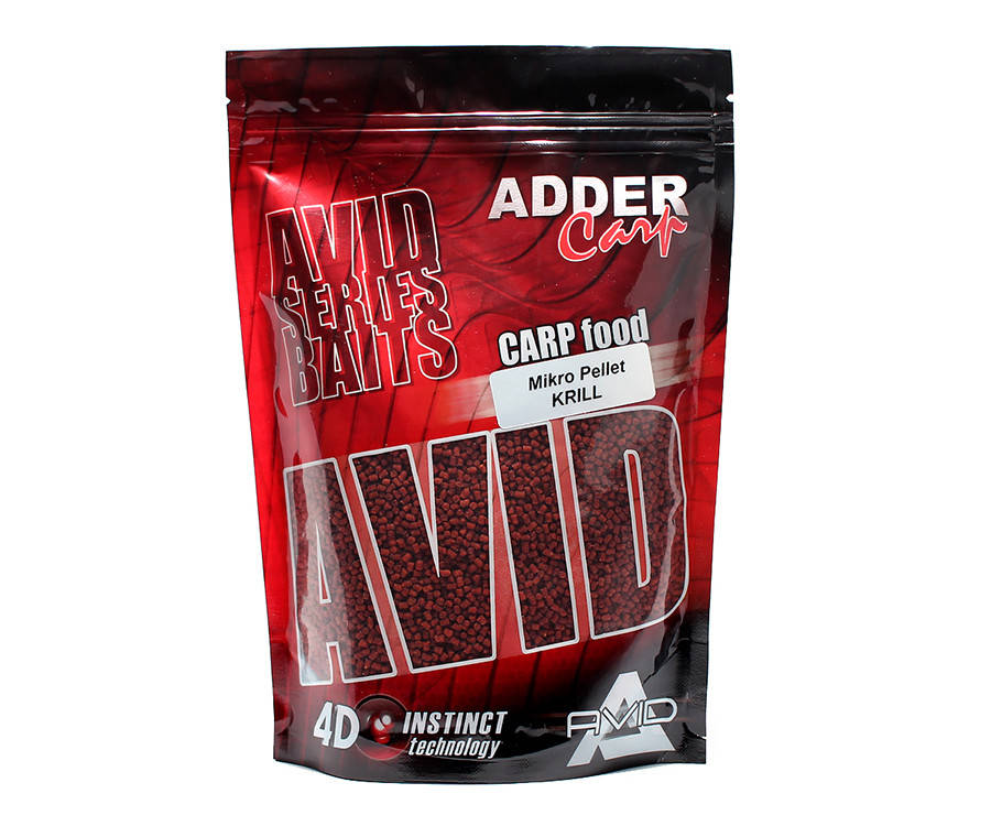 

Пеллетс Adder Carp Avid Mikro Pellet 2мм 300г Krill Криль