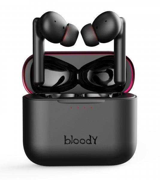 

Гарнитура Bluetooth A4Tech M90 Bloody (Black+Red), Черный