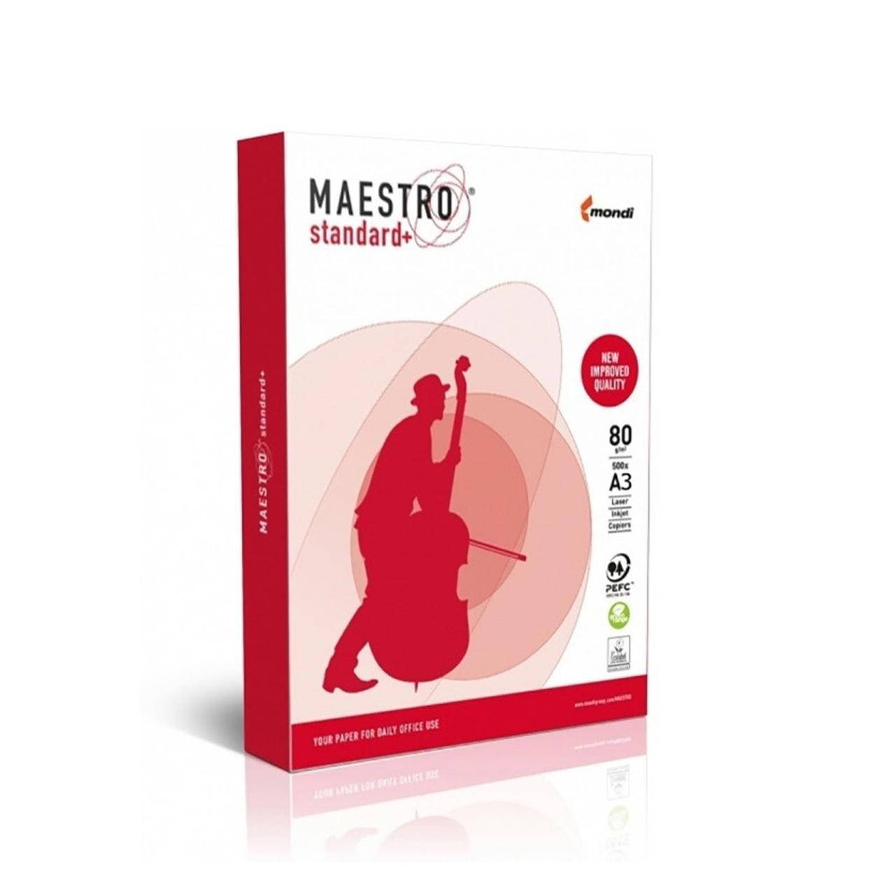 

Папір А3 Maestro Standart+ п.80. 500л (клас-B+)