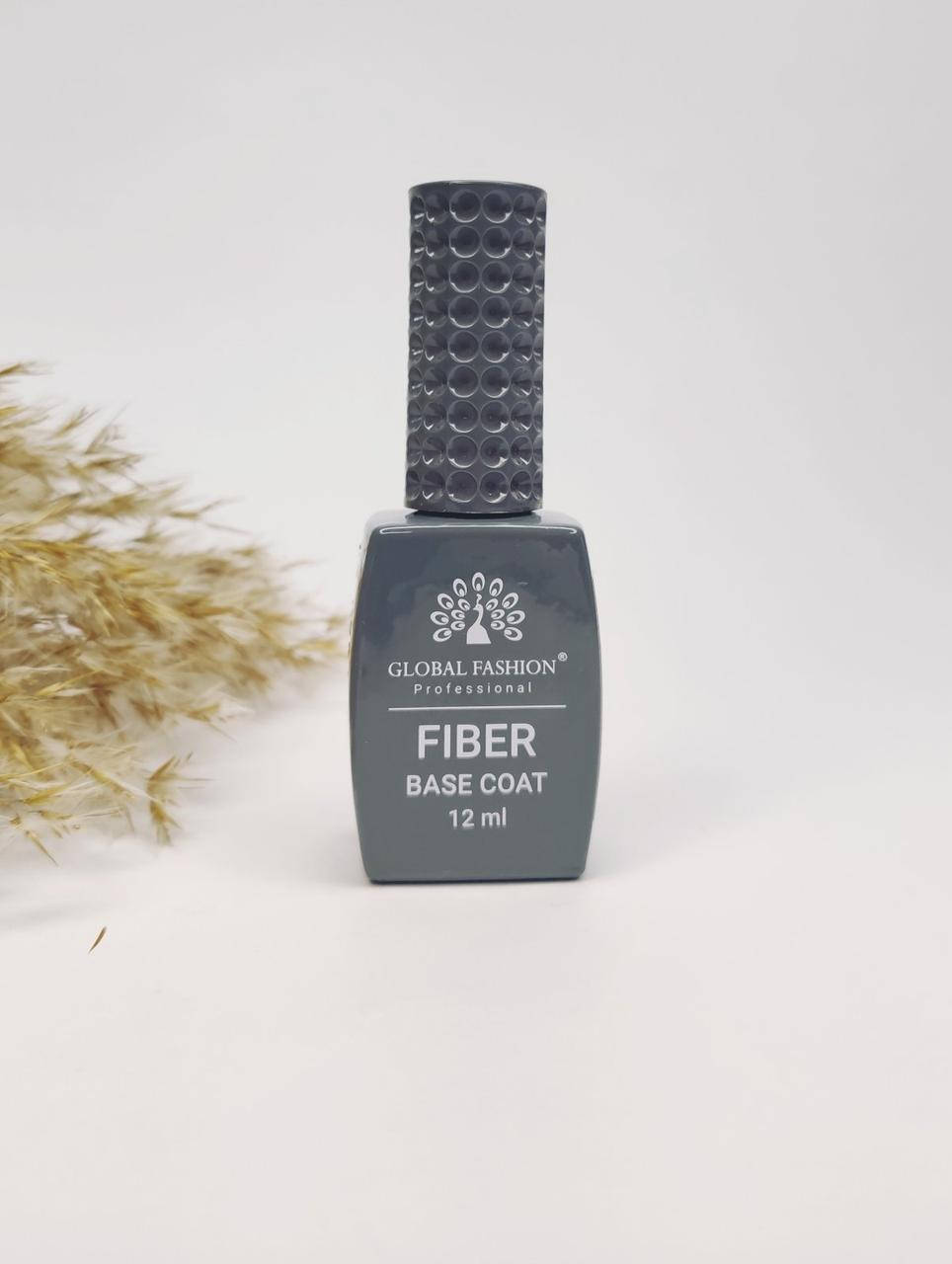 

Файбер база с маникюра с нейлоновыми волокнами ТМ Global fashion 12 ml Fiber base