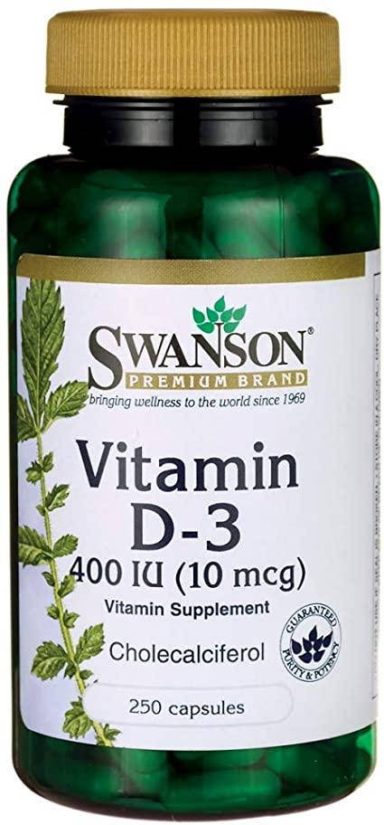 

Витамин Д Vitamin D3 400 IU 10 mcg 250 caps