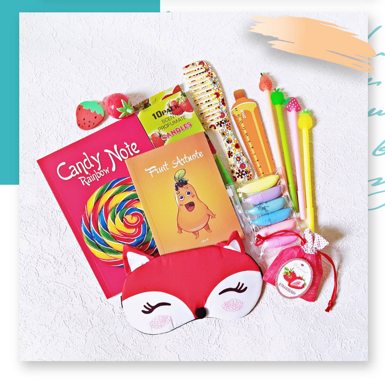 

Подарок девочке набор Candy Note арт.MF40