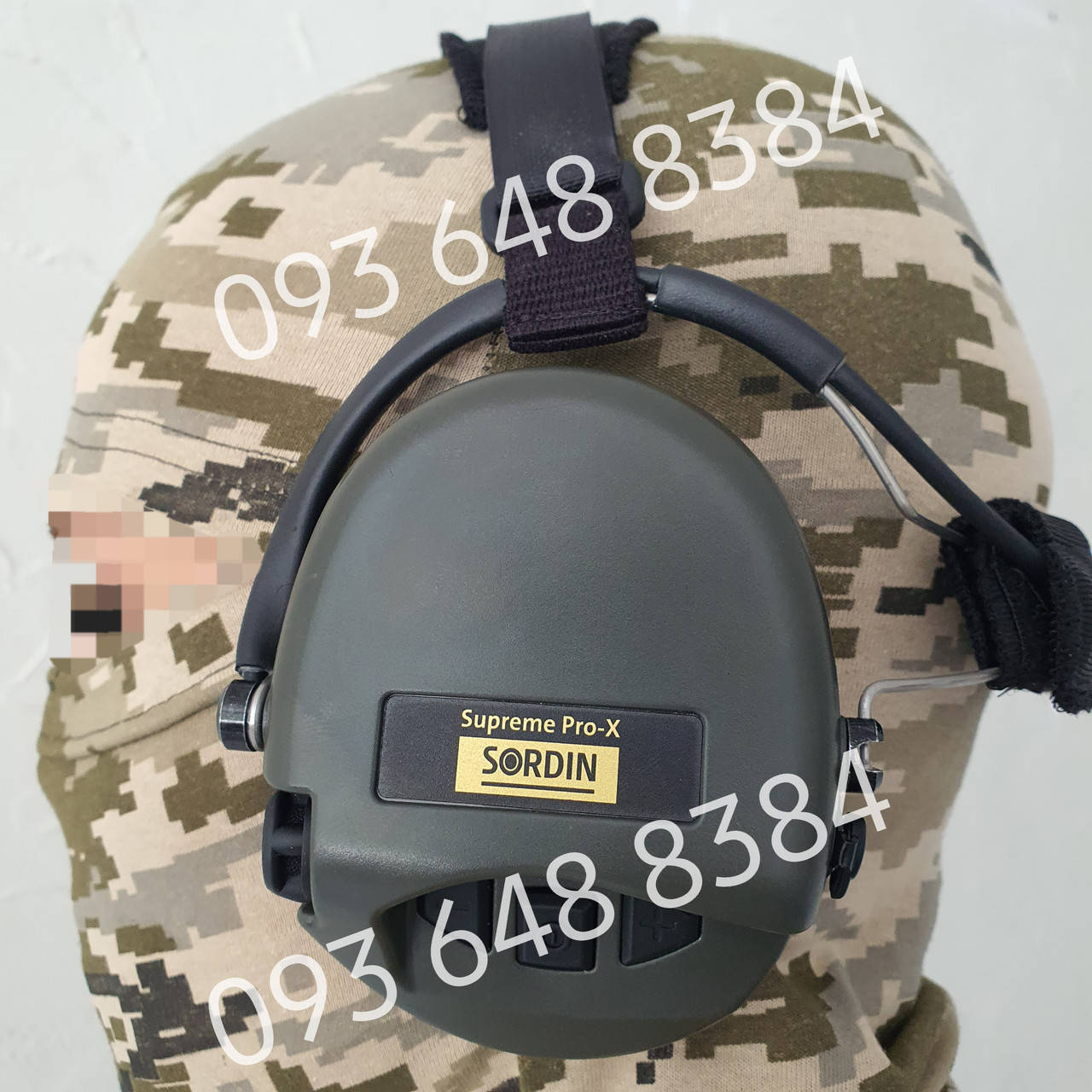 

Навушники активні тактичні MSA Sordin Supreme Pro X Neckband Green GEL під шолом