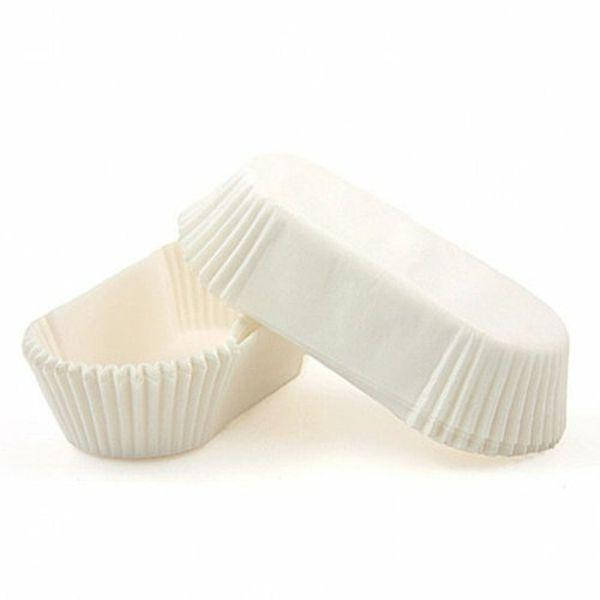 

Бумажные формочки для эклеров белые 95шт