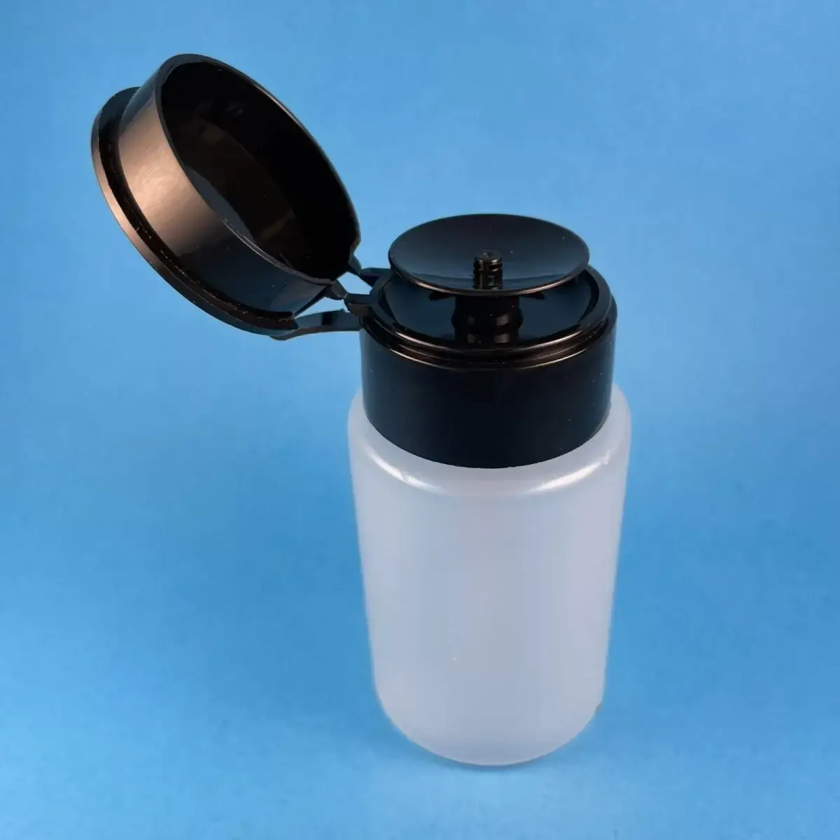 

Бутылочка с помпой для жидкости MF -5 80 мл (флакон прозрачный, дозатор черный)