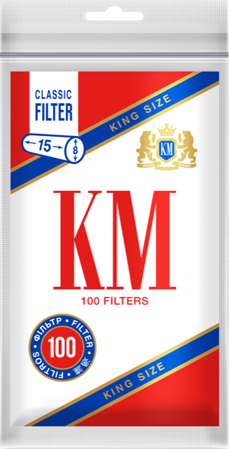 

Фильтры для самокруток KM Filter Classic King Size 15mm