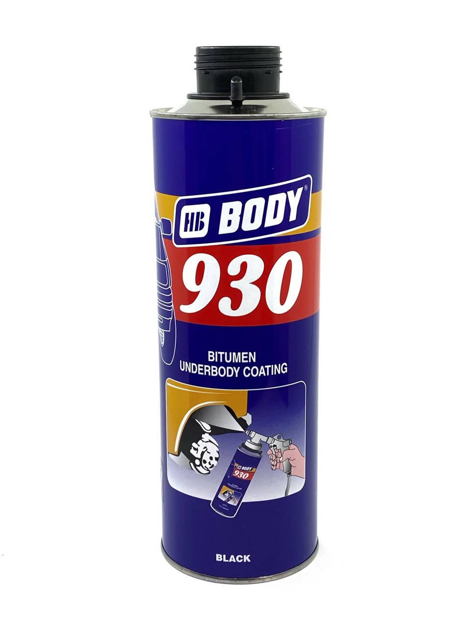 

Антикоррозийная мастика под пистолет BODY 930 1л, Черный