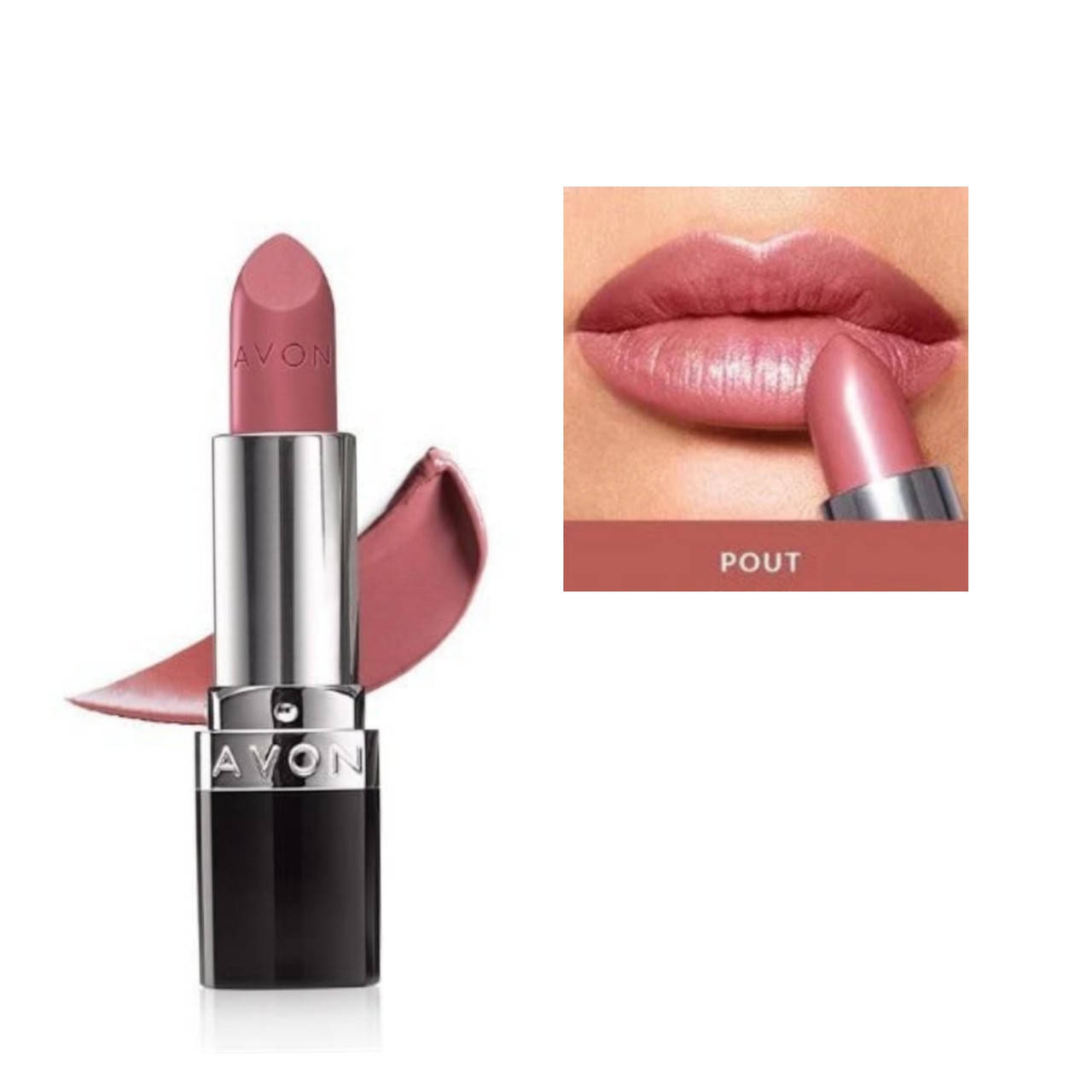 

Губная помада "Ультра" Avon, pout / нежно розовый