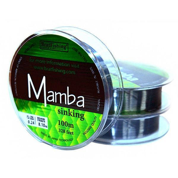 

Леска для рыбалки MAMBA d-0,30 11,3кг 100м