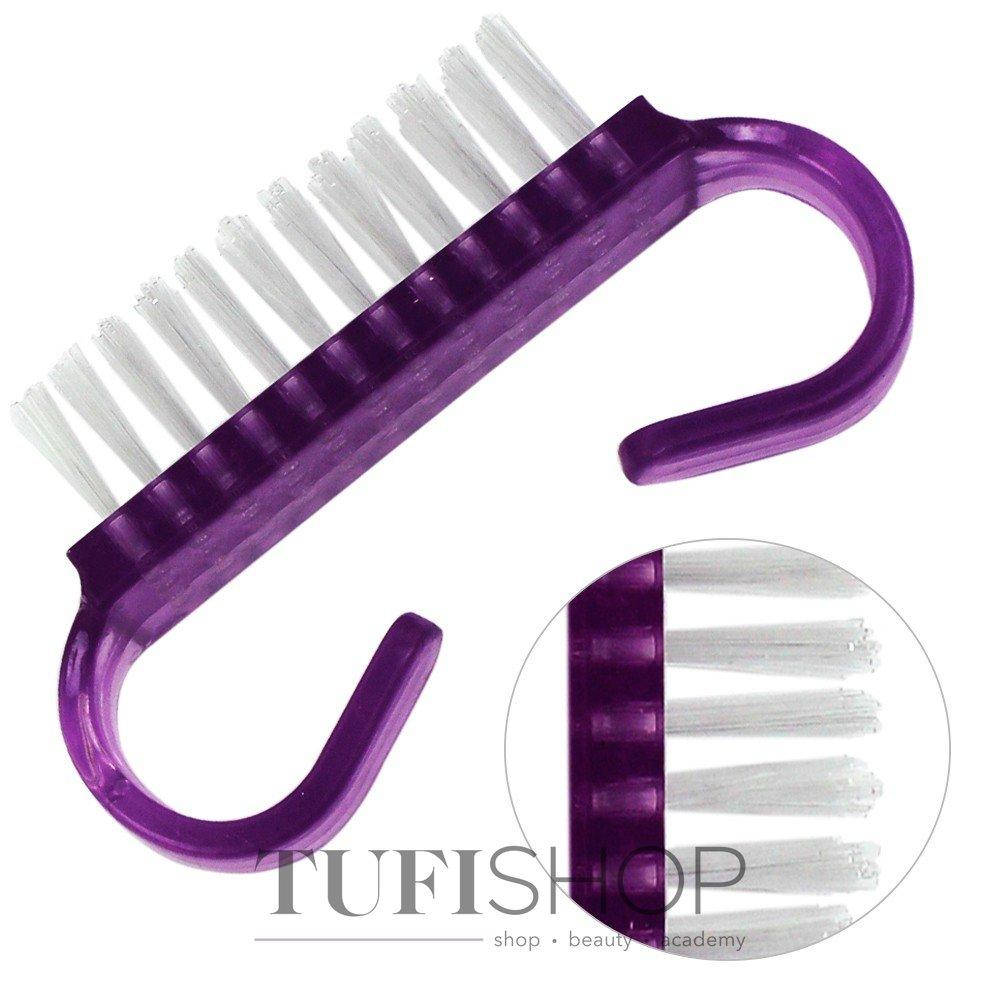 

Щетка YRE для ногтей загнутая ручка - фиолетовый, маленькая