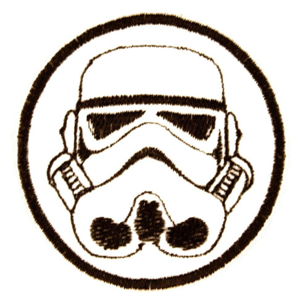 

Wotan шеврон Star Wars "Штурмовик" круг белый 7 см