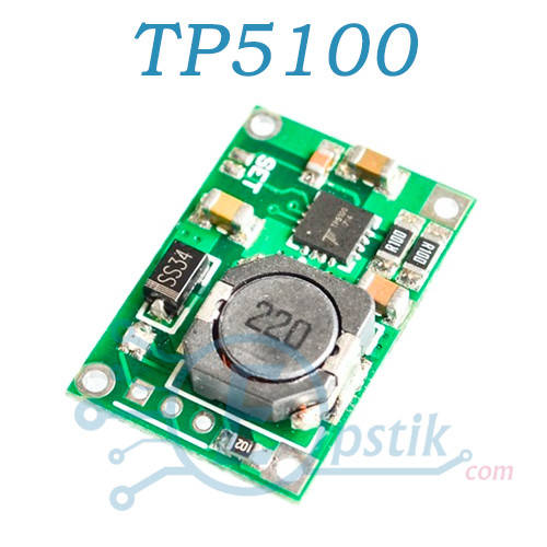 

Модуль TP5100 заряда li-ion аккумуляторов, 4.2V/8.4V, 2А