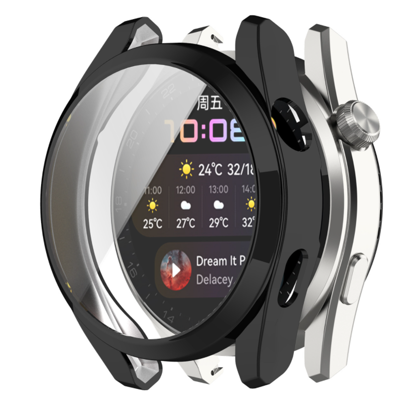 

Чехол-накладка DK Silicone Face Case для Huawei Watch 3 Pro (black)