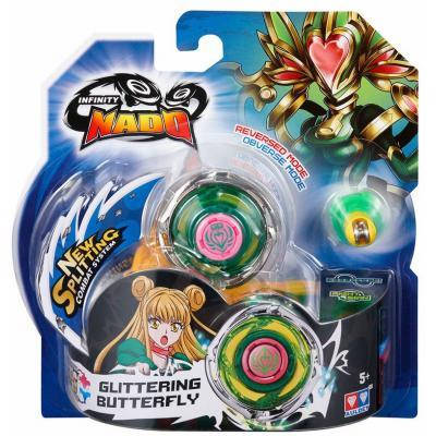 

Волчок Auldey Infinity Nado Стандарт Glittering Butterfly c устр. запуска (YW624303)