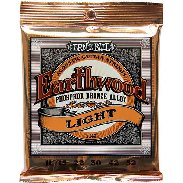 

Струны Ernie Ball 2148 Earthwood Phosphor Bronze Light 11-52