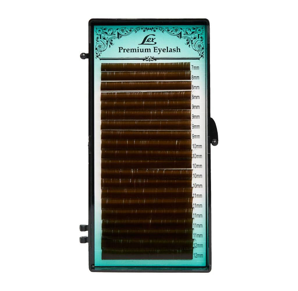 

Ресницы LEX Mix Dark Brown (C,CC,D) CC