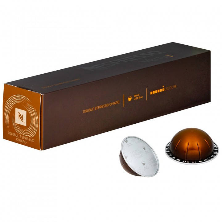 

Кофе Nespresso Vertuo Double Espresso Chiaro (10 капсул)
