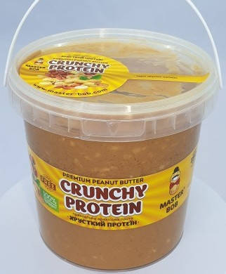 

Арахисовая паста Master Bob - Crunchy Protein Premium (1000 грамм) кранч