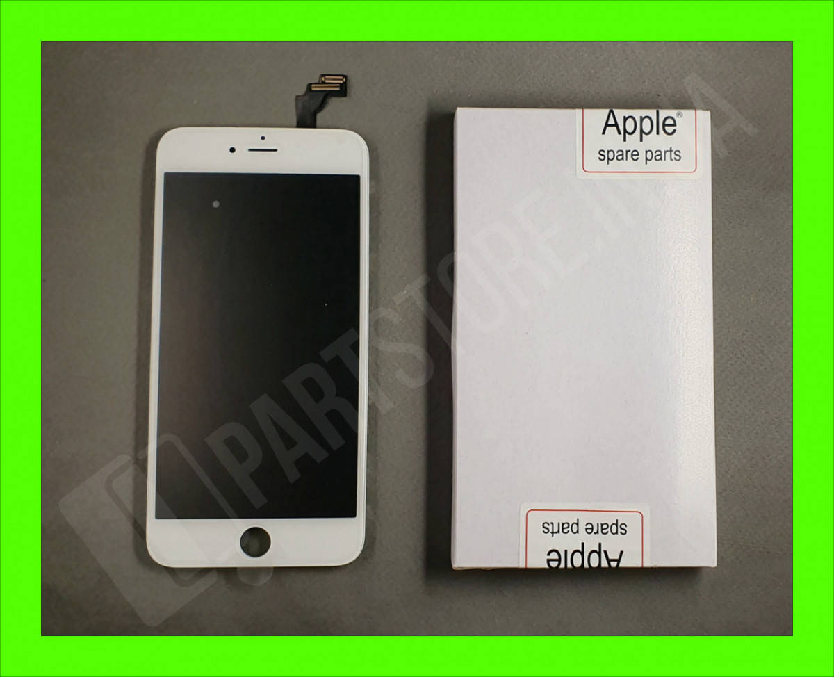 

Дисплей iPhone 6 Plus (5.5") White Original 100% с рамкой (восстановленное стекло), Белый