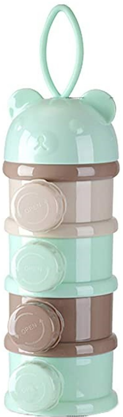 

Емкость, контейнер Mommy Bag для молочных смесей Мишка Мятный
