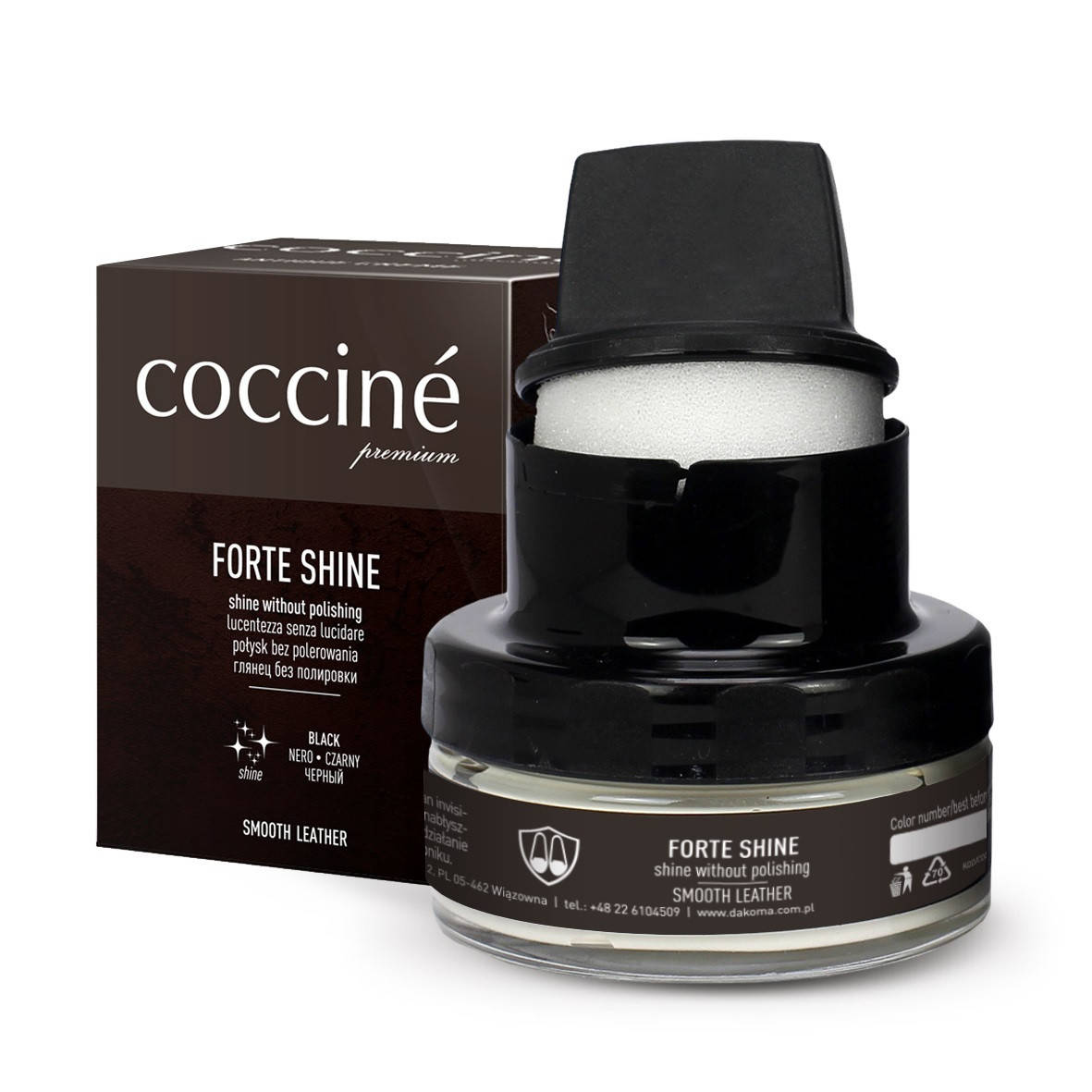

Крем для обуви с усиленным блеском Бесцветный Coccine FORTE SHINE 50мл