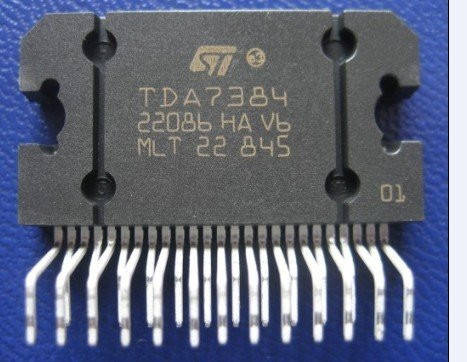 

Микросхема TDA7384 Демонтаж