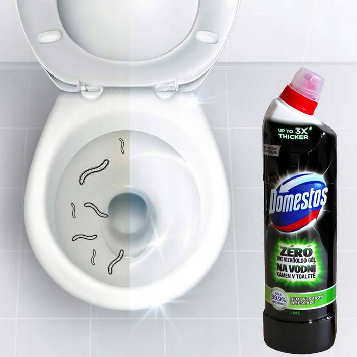 

Средство для чистки унитаза Domestos Zero Lime 750 мл