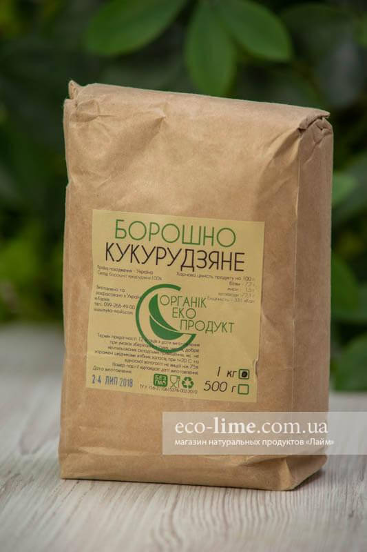 

Мука кукурузная ОрганикЭкоПродукт, 1кг