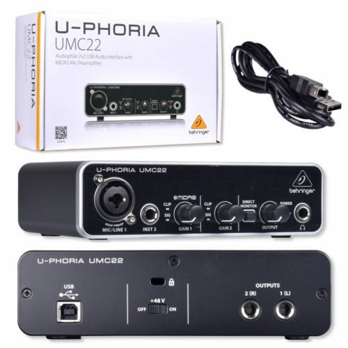 

Звуковая карта BEHRINGER U-PHORIA UMC 22