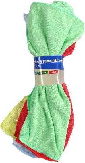 

Салфетки тряпки для уборки, микрофибра, 4шт., Feniks, Разные цвета